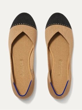 Rothy's Camel Captoe Flats